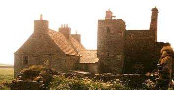 Brims Castle from the West side